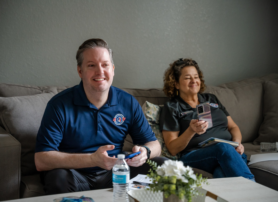 Couple Relaxing On The Couch