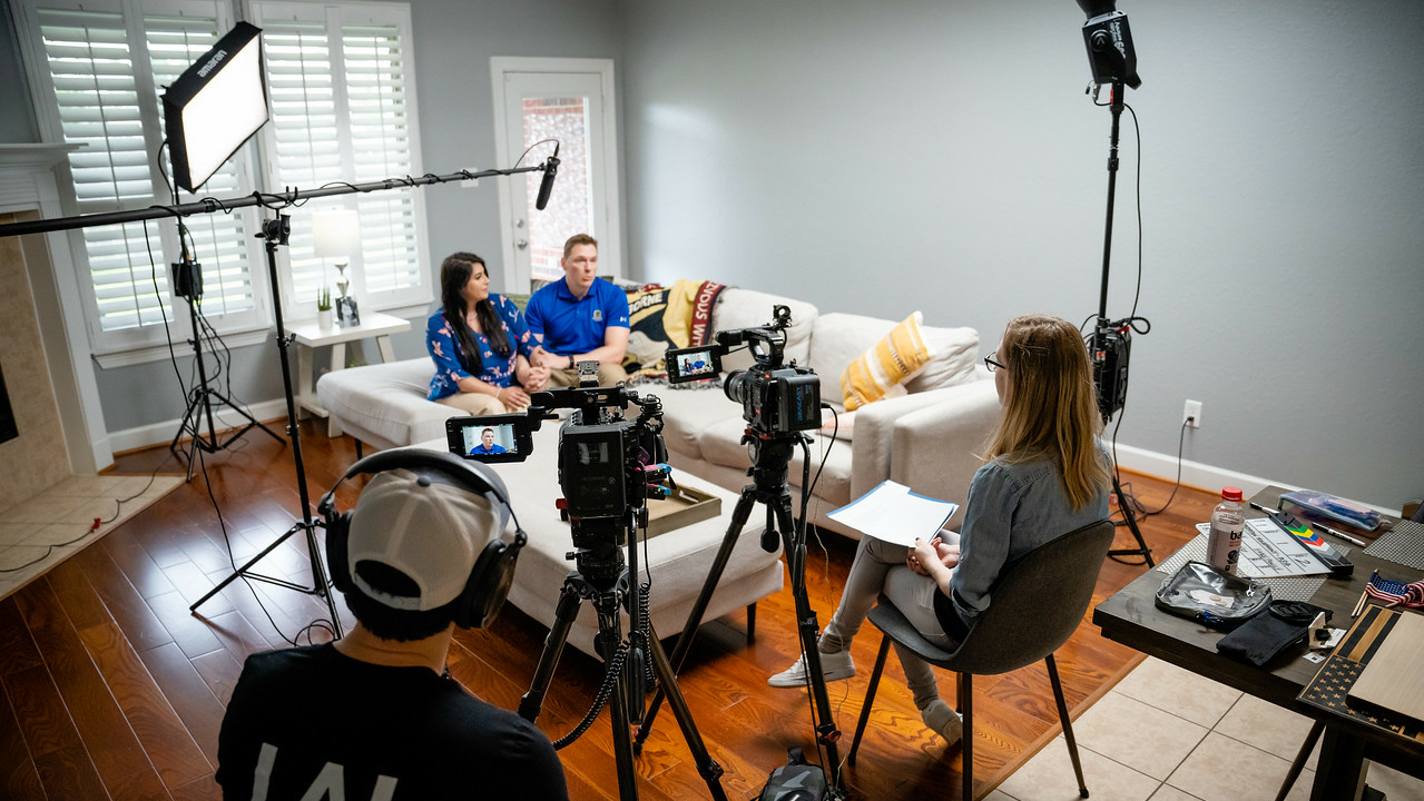 LAI Video Military Families Interview Behind The Scenes