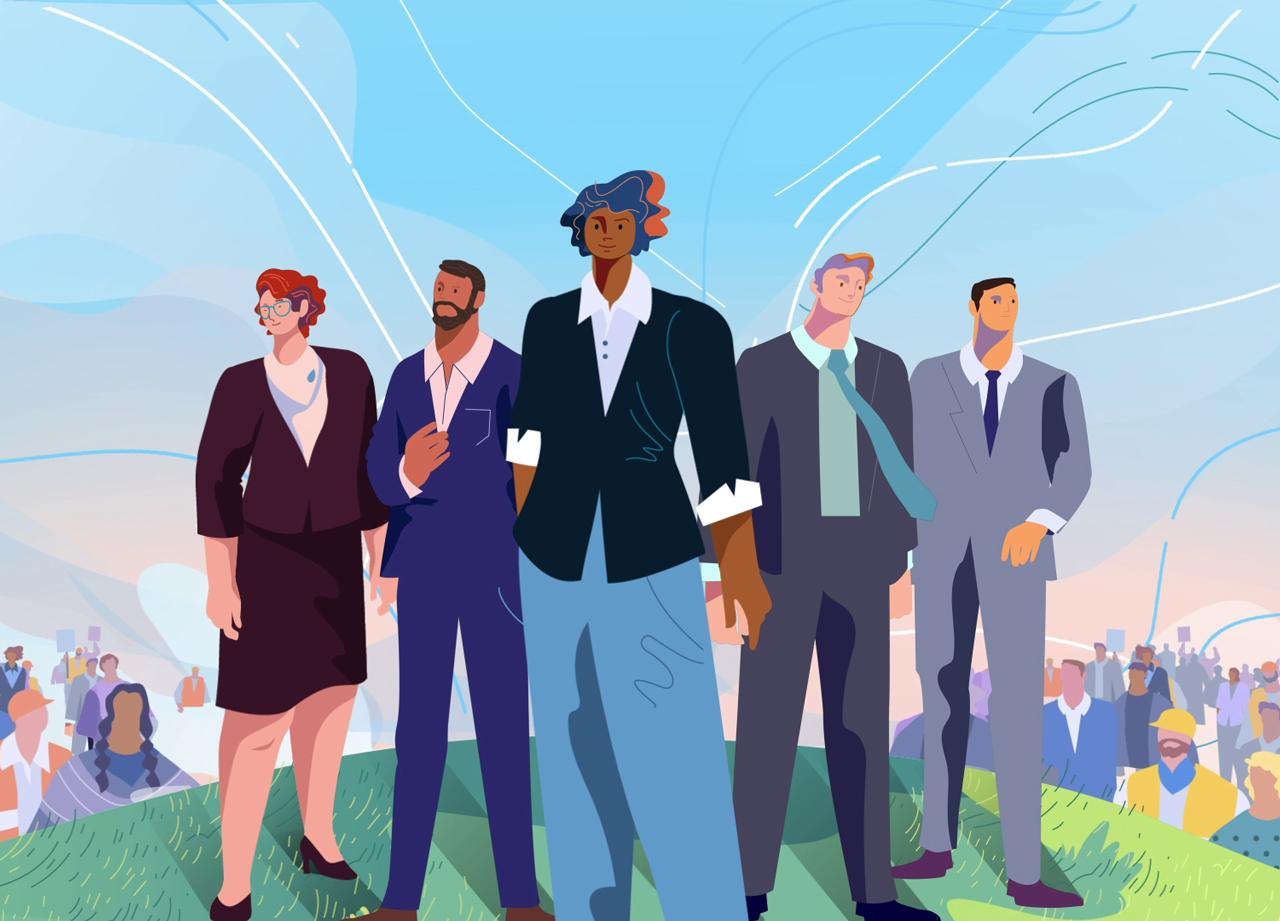 Business Professionals Animated