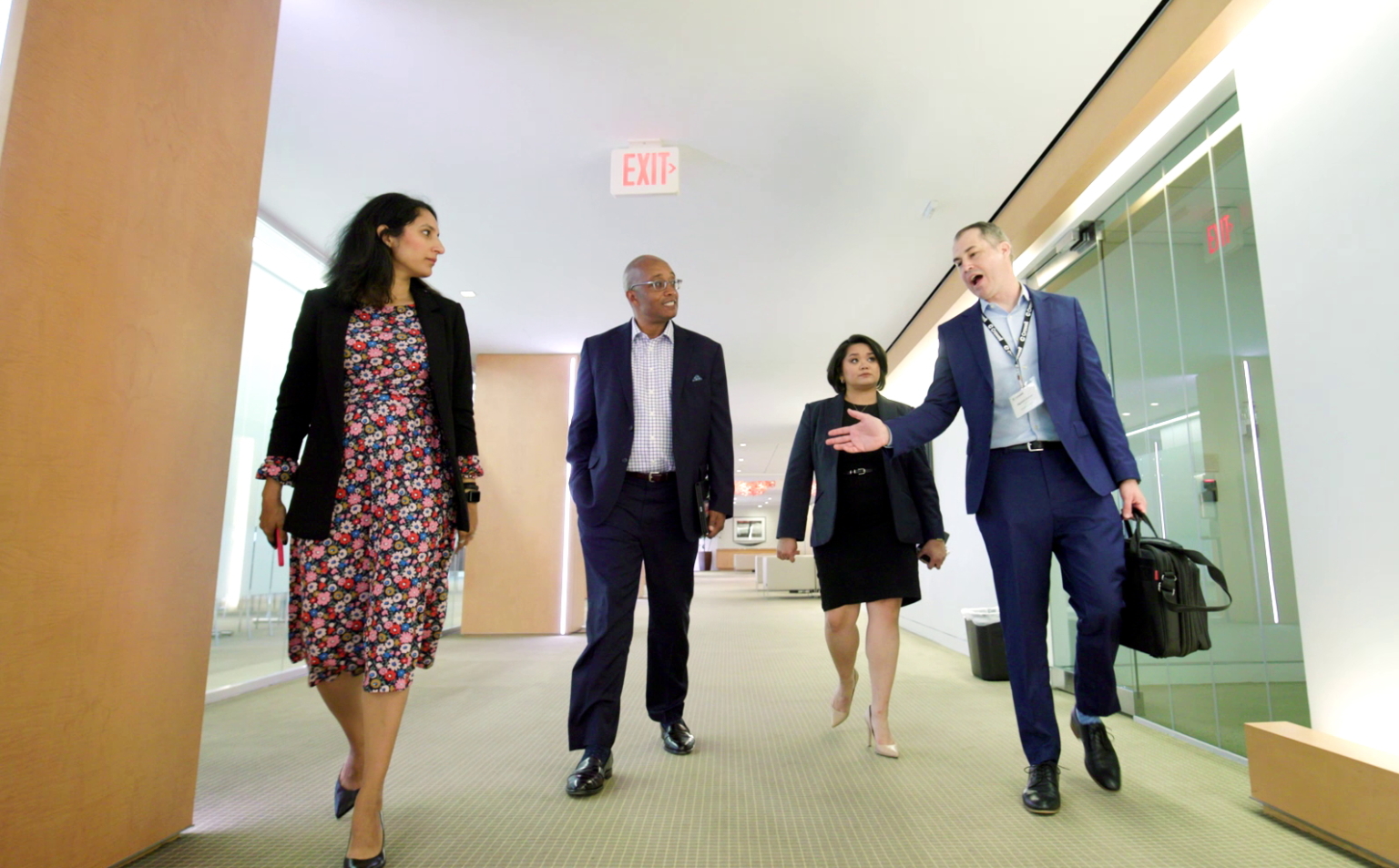 L A I Video Crowell And Moring Coworkers Walking